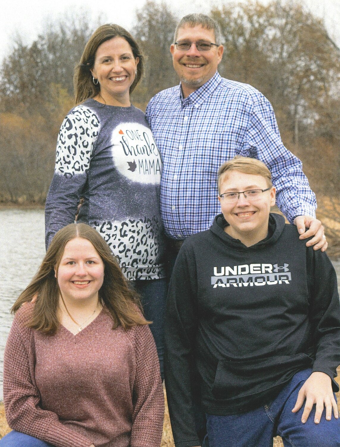 Danielle Freie and her family, Chad, Darcci and Devan Freie.